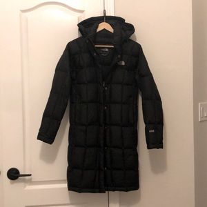 North Face black Metropolis Parka